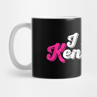 I Am Kenough - white pink Mug